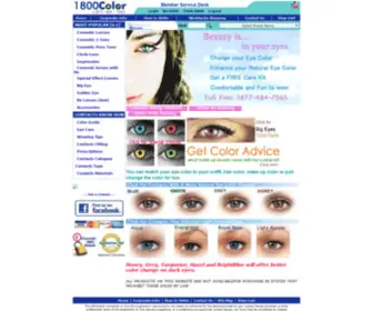 1800Color.com(Contact Lenses Online) Screenshot