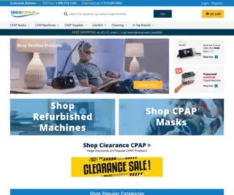 1800Cpap.com(Shop CPAP Store) Screenshot