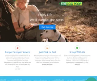 1800Dogpoop.com(Pooper Scooper Service For Dog Owners in The U.S. Convenient And Affordable Pet Waste Management) Screenshot