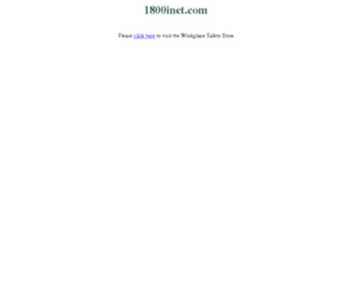 1800Inet.com(1800 Inet) Screenshot