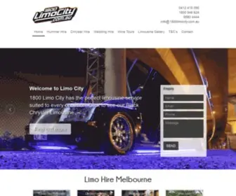 1800Limocity.com.au(Limo Hire Melbourne) Screenshot