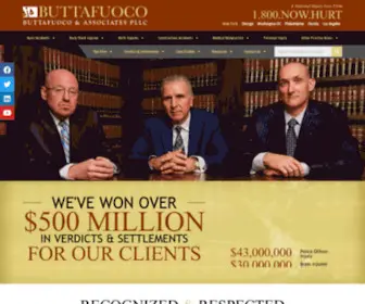 1800Nowhurt.com(New York's Best Injury Lawyers) Screenshot