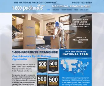 1800Packoutsfranchise.com(New Home) Screenshot