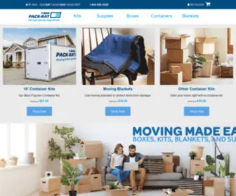 1800Packratboxes.com(PACK-RAT Moving Supplies) Screenshot