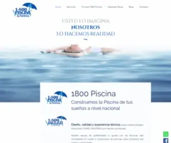 1800Piscina.com(Construcción de Piscinas y Jacuzzis en todo el Ecuador) Screenshot