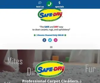 1800Safedry.com(Safe-Dry® Carpet Cleaning) Screenshot