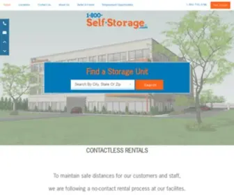 1800Selfstorage.com(Self-Storage.com Provides Clean Storage Units) Screenshot