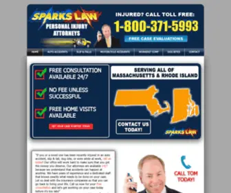 1800Sparkslaw.com(Thomas E Sparks Law) Screenshot