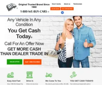 1800Webuycars.com(WE-BUY-CARS) Screenshot