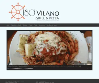 180Vilanogrill.com(180 Vilano Grill) Screenshot