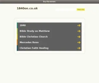 1840ON.co.uk(1840 ON) Screenshot