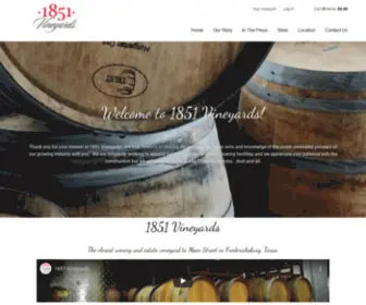 1851Vineyards.com(Slate Mill Home) Screenshot