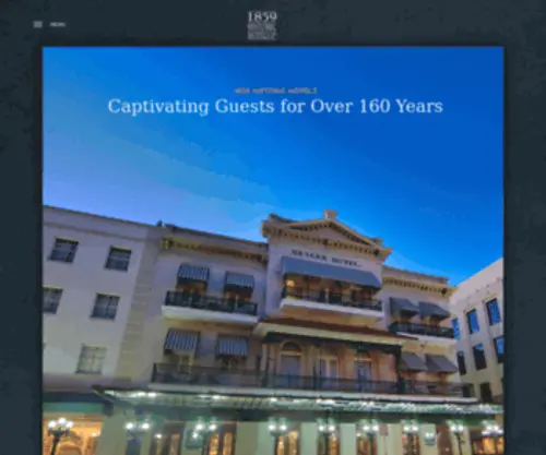 1859Historichotels.com(1859 Historic Hotels) Screenshot