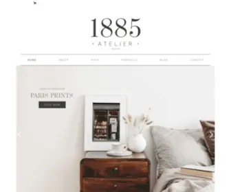 1885Atelier.com(1885 Atelier Print Shop) Screenshot