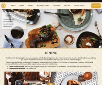 1886Cafeandbakery.com(Indulge in Downtown Austin's Best Restaurants) Screenshot