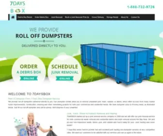 18887Daysbox.com(Dumpster Rental) Screenshot