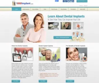 1888Implant.com(Dental Implants) Screenshot