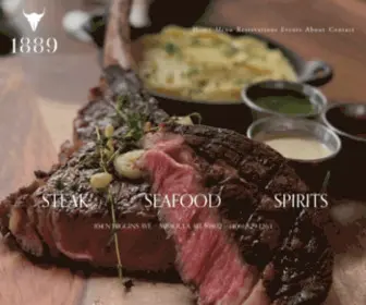 1889Missoula.com(1889 Steak Seafood & Spirits) Screenshot