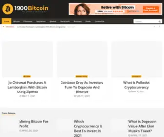 1900Bitcoin.com(The authentic bitcoin news) Screenshot