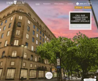 1900Elmstreet.com(1900 Elm Apartments) Screenshot