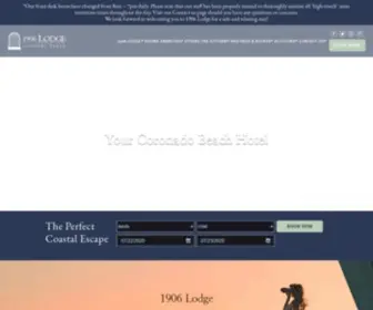 1906Lodge.com(Coronado Hotel Rated #1 by TripAdvisor) Screenshot