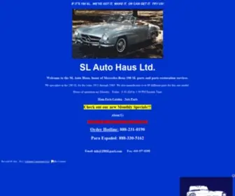 190Slparts.com(Mercedes 190SL Parts Catalog) Screenshot