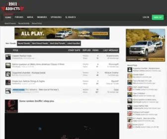 1911Addicts.com(1911 Firearm Addicts) Screenshot