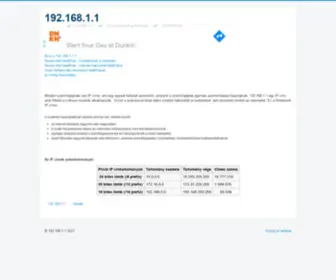 192-168-1-1.hu(Mi is a 192.168.1.1) Screenshot