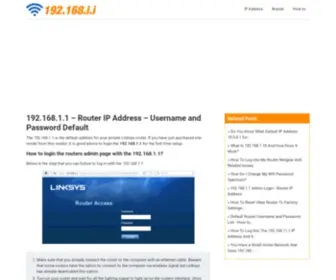 192-168-I-I.com(Default Usernames & Passwordsi) Screenshot