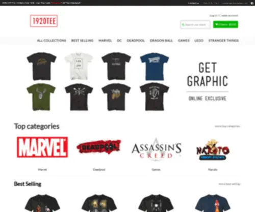 1920Tee.com(Minimize Shop) Screenshot