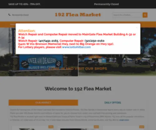 192Fleamarketprices.com(Kissimmee 192 Flea Market) Screenshot