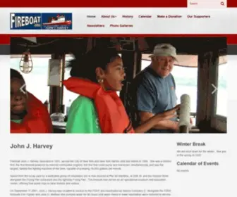 1931Fireboat.org(The official site of the fireboat John J. Harvey) Screenshot