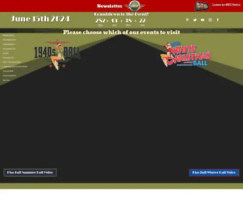 1940Sball.org(1940s Ball) Screenshot
