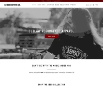 1950Clothingco.com(1950 Clothing Co) Screenshot