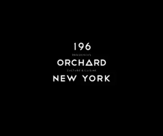 196Orchard.com(196 Orchard) Screenshot