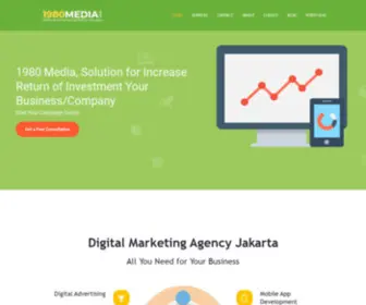 1980Media.com(Digital Marketing Agency Jakarta) Screenshot