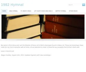 1982HYmnal.com(1982 Hymnal) Screenshot