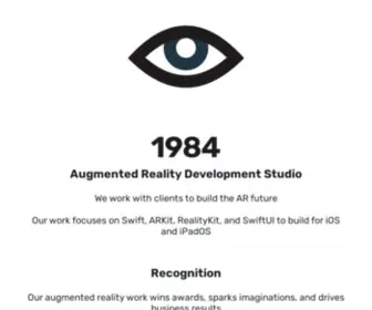 1984.dev(Augmented Reality Development Studio) Screenshot