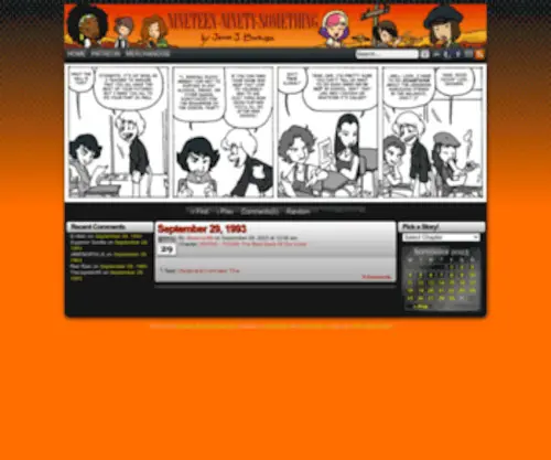 1990Somethingcomic.com(Here you are now) Screenshot