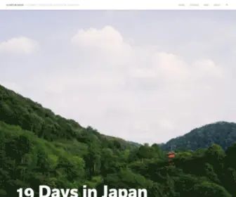 19Daysinjapan.com(19 Days in Japan) Screenshot