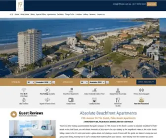 19Thavenuepalmbeach.com.au(19th Avenue On The Beach (Official Website)) Screenshot