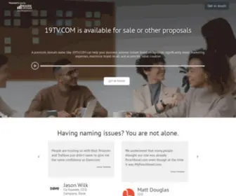 19TV.com(Unlock Success with Premium Domain Names) Screenshot