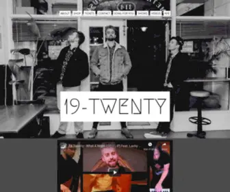 19Twentymusic.com(19 Twenty) Screenshot