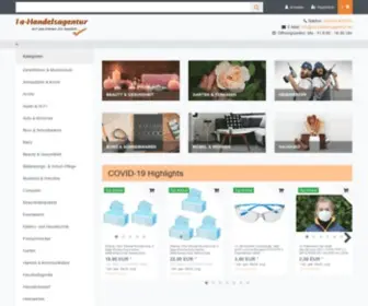 1A-Handelsagentur.de(Shop) Screenshot