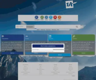 1A-Infosysteme.de(Das Unternehmen ) Screenshot
