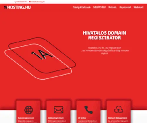 1Ahosting.hu(1A Hosting) Screenshot