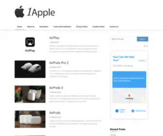 1Apple.xyz(All what you need about Apple) Screenshot