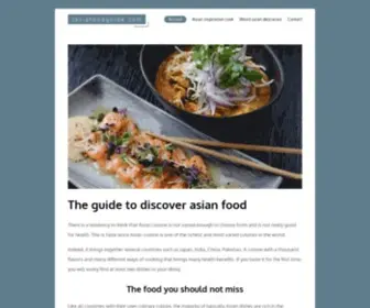 1Asiafoodguide.com(Asia Food Guide) Screenshot