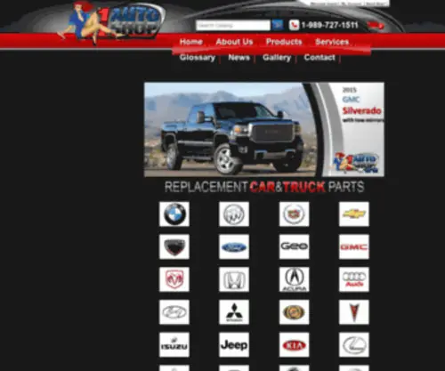 1Autoshop.com(Buy Replacement Car & Truck Parts) Screenshot