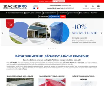 1Bache1Pro.com(Bâche PVC sur mesure) Screenshot